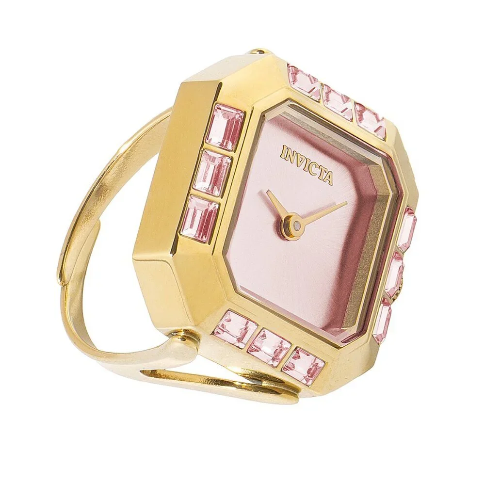 Invicta Mini Angel Women's Ring Watch - 21.5mm, Gold (49586) - Picture 2 of 5